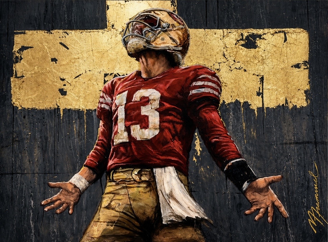 Brock Purdy San Francisco 49ers painting