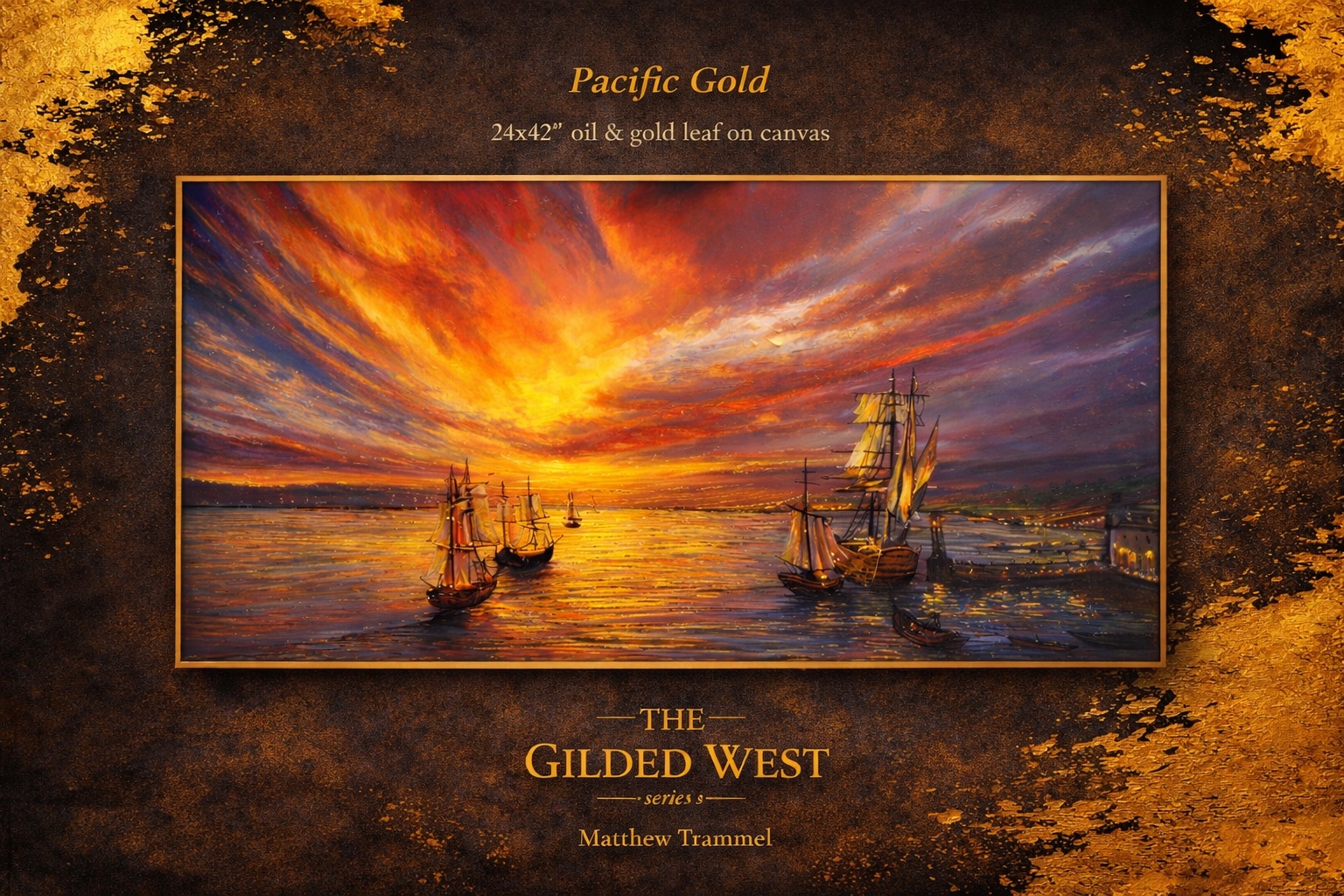Pacific Gold from The Gilded West collection